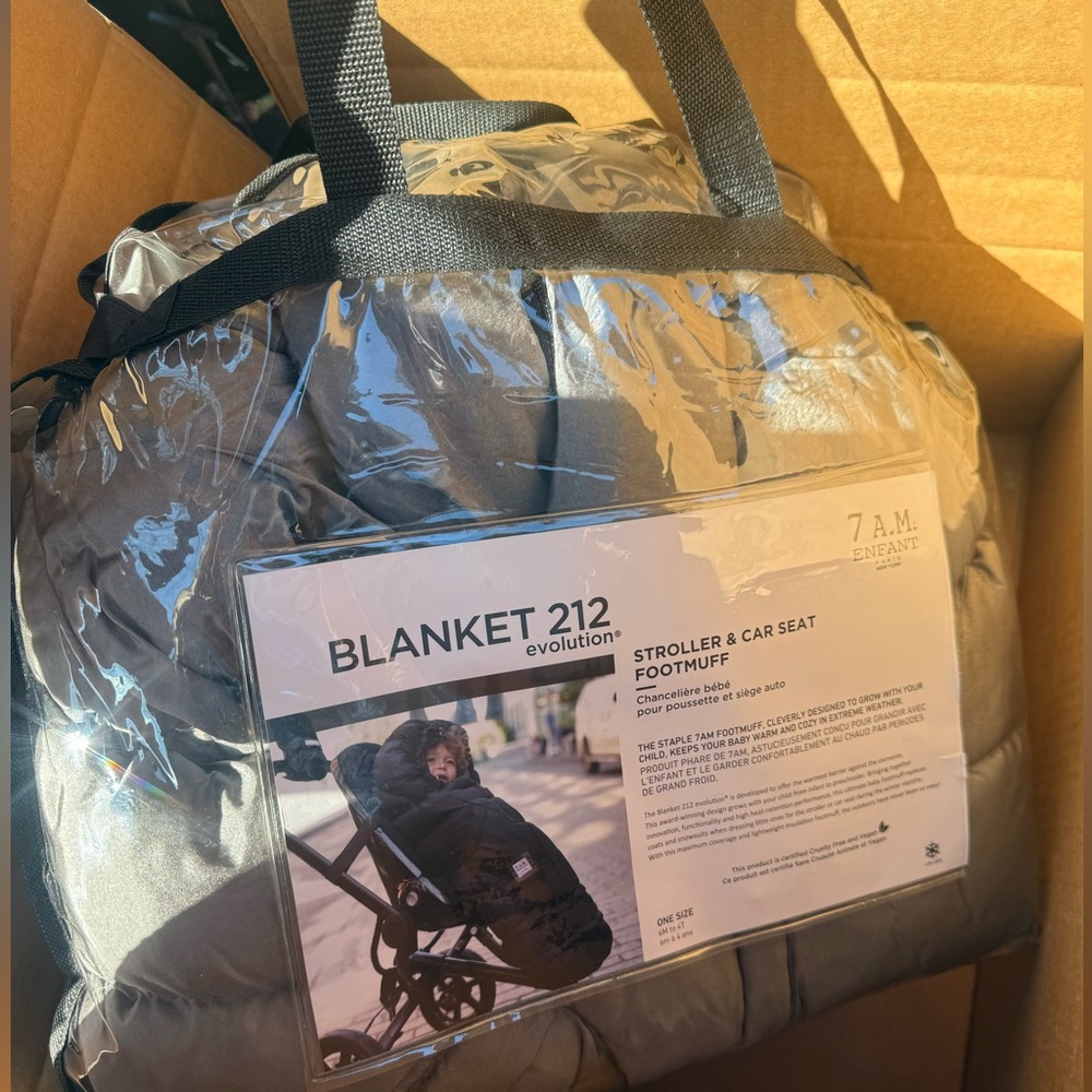 Nib 7am enfant blanket 212 evolution stroller footmuff